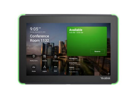 Yealink Roompanel Android based Scheduling Panel 8-inch, flush mount kit for wall or glass, 20° T... - Image 4