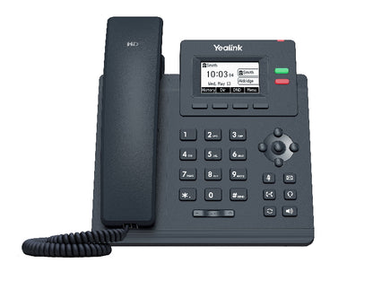 Yealink T31P 2 Line IP phone Entry-level, 132x64 LCD, PoE. No Power Adapter included, Zoom, HD Vo... - Image 2