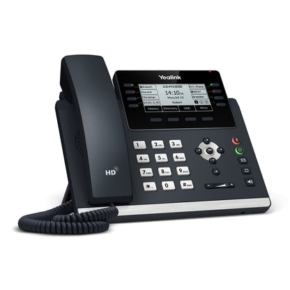 Yealink T43U 12 Line IP phone, 3.7' 360x160 pixel Graphical LCD with backlight, Dual USB Ports, P... - Image 2