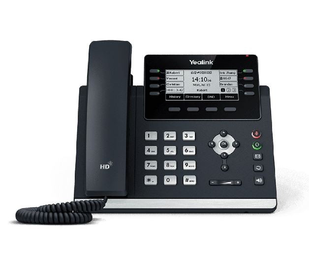Yealink T43U 12 Line IP phone, 3.7' 360x160 pixel Graphical LCD with backlight, Dual USB Ports, P... - Image 3