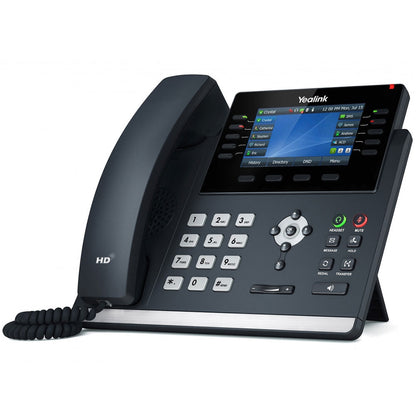 Yealink T46U 16 Line IP phone, 4.3' 480x272 pixel Colour LCD with backlight, Dual USB Ports, POE...