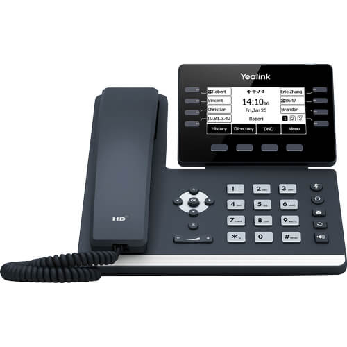 Yealink SIP-T53, 12 Line IP HD Phone Prime Business Phone, 3.7' 360 x 160 greyscale screen, HD vo...