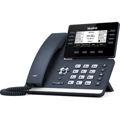 Yealink SIP-T53W, 12 Line IP HD Phone, 3.7' 360 x 160 greyscale screen, HD voice, Dual Gig Ports, Built in Bluetooth and WiFi, USB 2.0 Port, SBC Ready