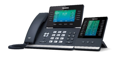 Yealink T54W, 16 Line IP HD Phone, 4.3' 480 x 272 Colour Screen, HD Voice, Dual Gig Ports, Built In Bluetooth And WiFi, USB 2.0 Port, SBC Ready