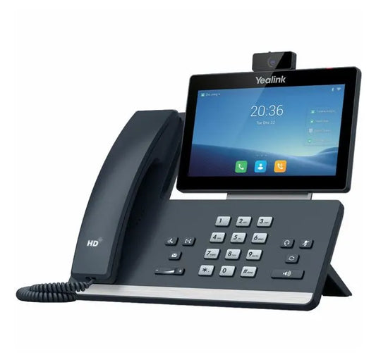 Yealink T58W-C 16 Line IP HD Android Phone with HD Camera, 7' colour touch screen, HD voice, Dual...