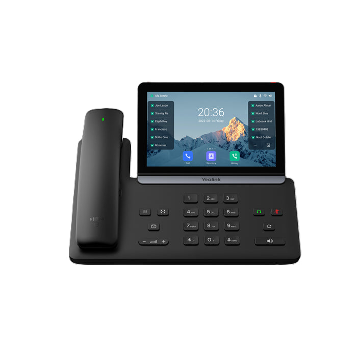 Yealink SIP-T88W Pro IP Phone, 7' Touchscreen, Android 13, HD Voice, Bluetooth Handset, Wi-Fi 6,...