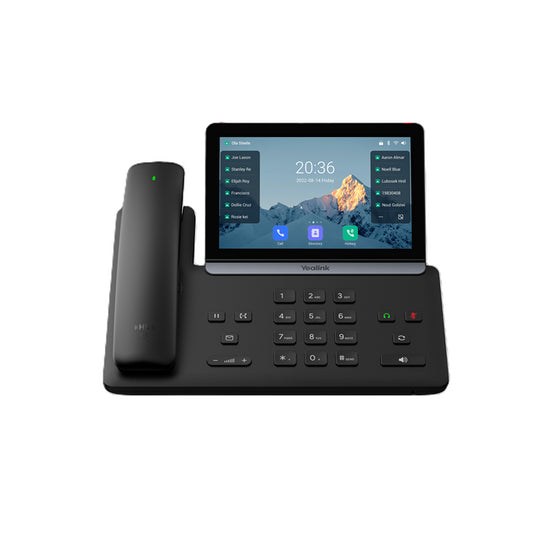 Yealink SIP-T88W Pro IP Phone, 7' Touchscreen, Android 13, HD Voice, Bluetooth Handset, Wi-Fi 6,...