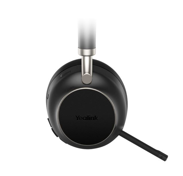 Yealink BH76 Teams Certified Bluetooth Wireless Stereo Headset, Black, ANC, USB-A, Rectractable M... - Image 3