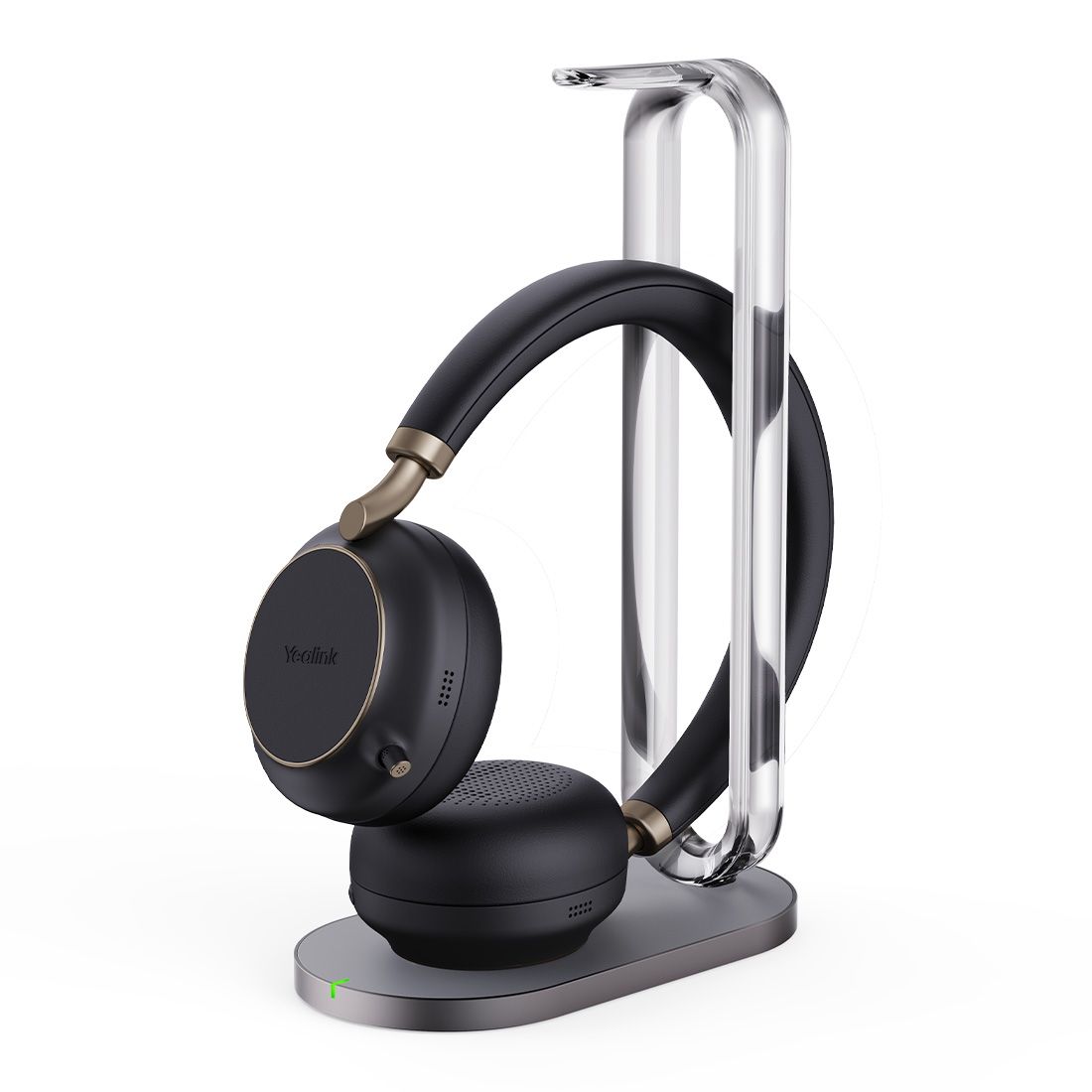 Yealink BH76 Teams ANC Bluetooth Headset With Charging Stand, Black, USB-A, Includes Charging Sta... - Image 3