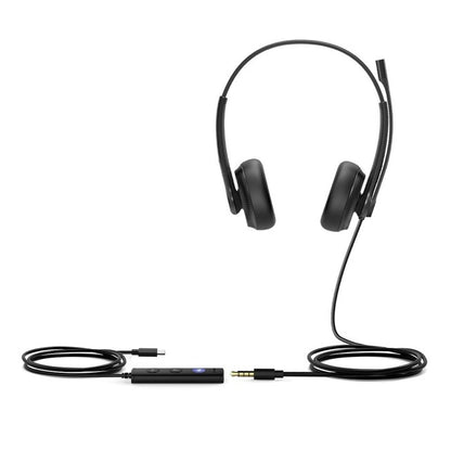 Yealink UH34 SE Dual USB-C USB Wired Headset, Teams Certified, Noise Cancelling Headset,USB-C and...