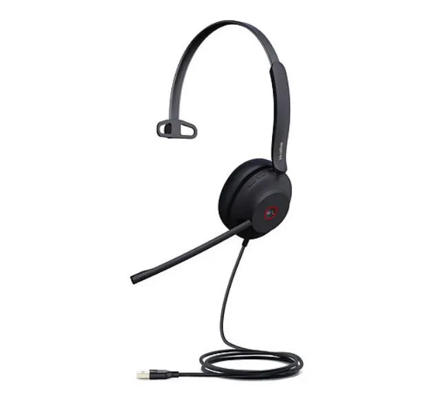 Yealink UH37 Microsoft Teams Certified USB Wired Headset, Mono, USB-A 2.0, 35mm Speaker, Busyligh... - Image 2