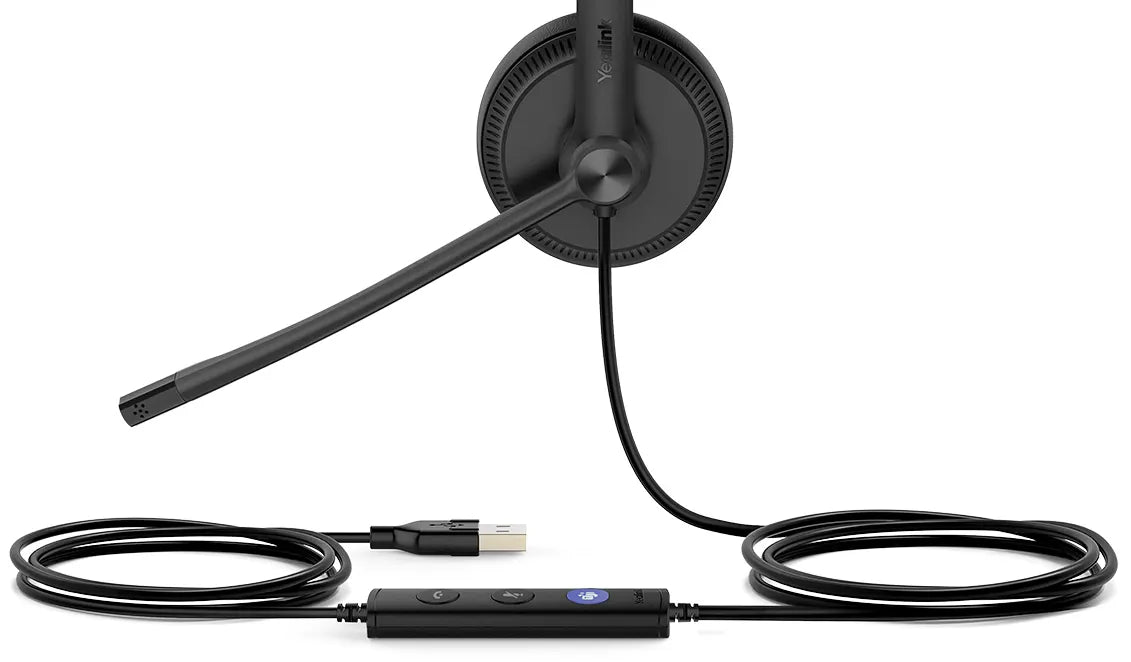 Yealink UH34 Mono UC USB Headset, Lightweight, All Day Wearing Comfort, Ear Wideband Noise Cancel... - Image 2