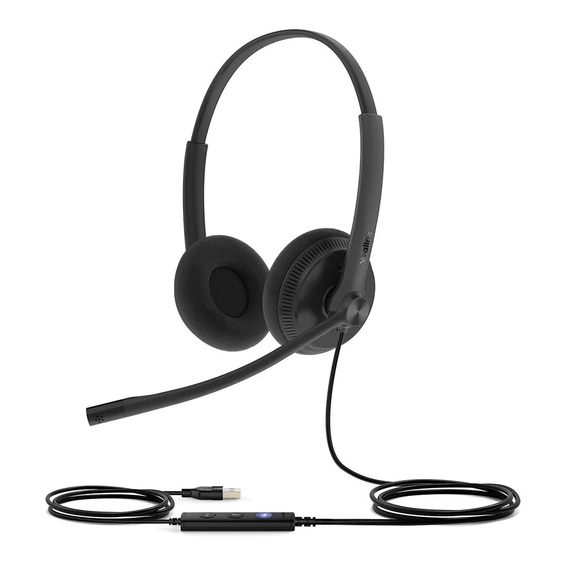 Yealink UH34 Lite Dual Teams USB Headset, Lightweight, All Day Wearing Comfort, Ear Wideband Nois... - Image 2