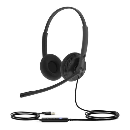 Yealink UH34 Lite Dual Teams USB Headset, Lightweight, All Day Wearing Comfort, Ear Wideband Nois... - Image 2
