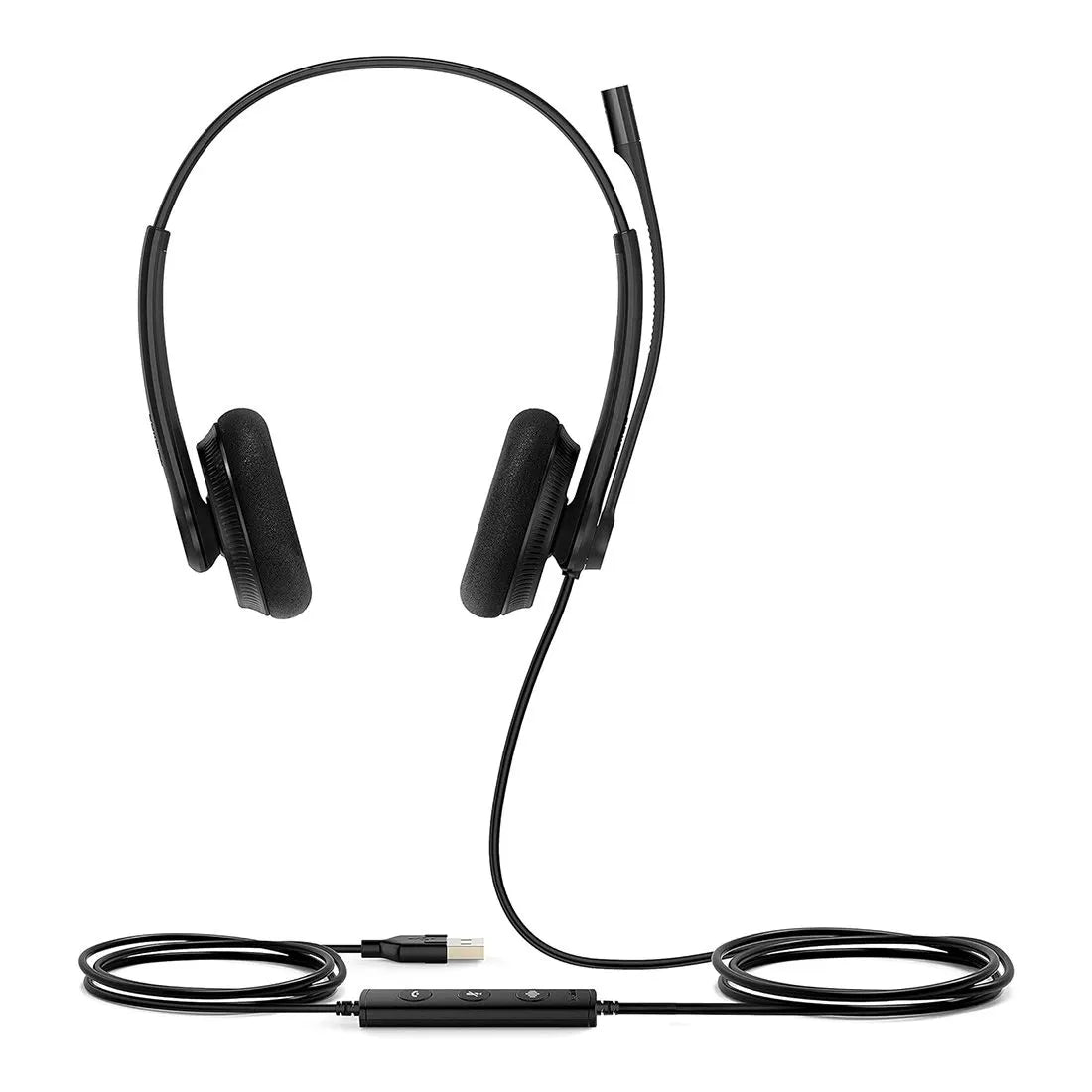 Yealink UH34 Lite Dual Teams USB Headset, Lightweight, All Day Wearing Comfort, Ear Wideband Nois... - Image 3