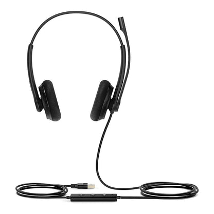 Yealink UH34 Lite Dual Teams USB Headset, Lightweight, All Day Wearing Comfort, Ear Wideband Nois... - Image 3