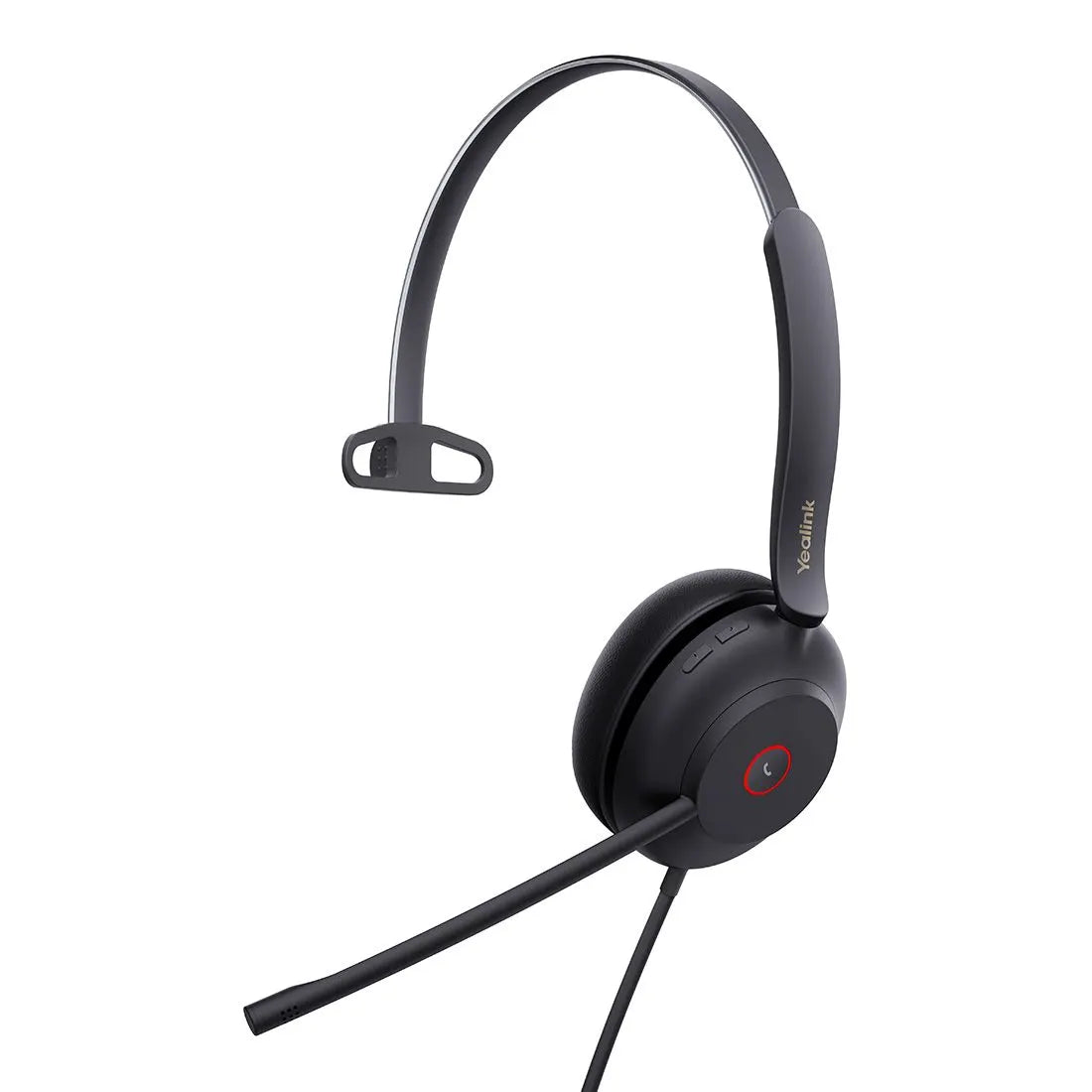 Yealink UH37 Mono USB Wired Headset, UC, USB-C, 35mm Speaker, Busylight, Leather Ear Cushion,HD A...