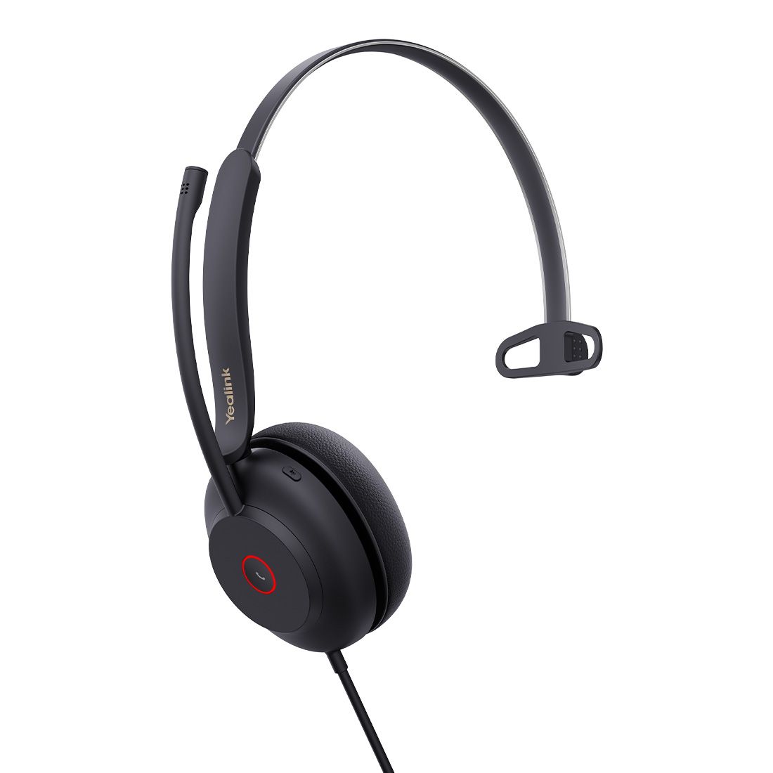 Yealink UH37 Mono USB Wired Headset, UC, USB-C/A, 35mm Speaker, Busylight, Leather Ear Cushion,HD... - Image 3