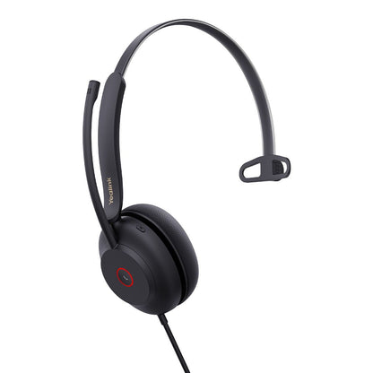 Yealink UH37 Mono USB Wired Headset, UC, USB-C/A, 35mm Speaker, Busylight, Leather Ear Cushion,HD... - Image 3