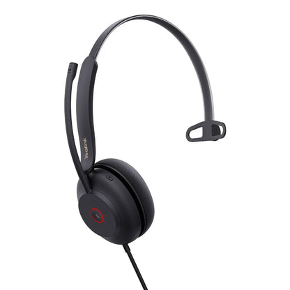 Yealink UH37 Mono USB Wired Headset, UC, USB-C, 35mm Speaker, Busylight, Leather Ear Cushion,HD A... - Image 2