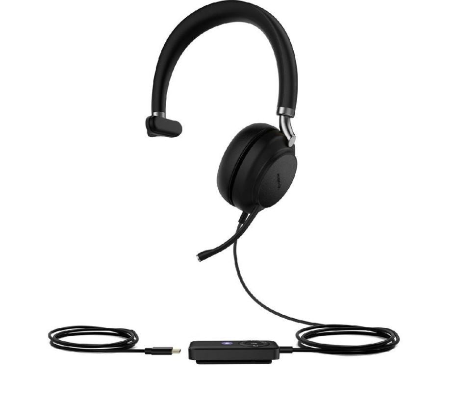 Yealink UH38 Mono USB and Bluetooth Headset, USB-C, UC Call Controller, Dual Noise-Canceling Mics... - Image 3