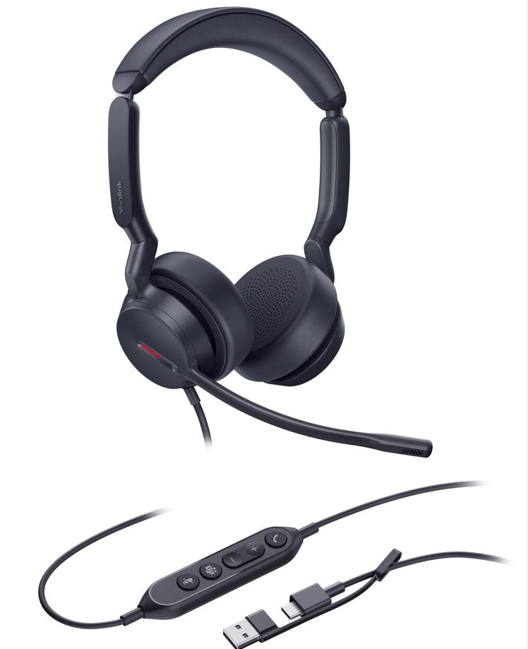 Yealink UH44 Dual Teams USB-C/A Microsoft Certified Teams USB Wired HeadsetDual Noise-Canceling M... - Image 3