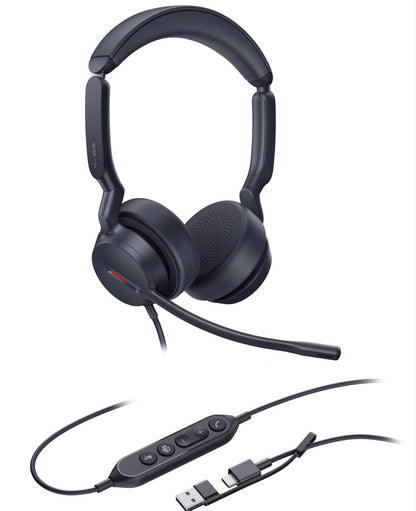 Yealink UH44 Dual Teams USB-C/A Microsoft Certified Teams USB Wired HeadsetDual Noise-Canceling M... - Image 3