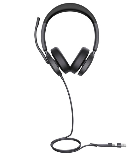 Yealink UH48 Teams USB Wired Headset Hybrid Active Noise Cancellation, Four-Microphone Noise-canc... - Image 4