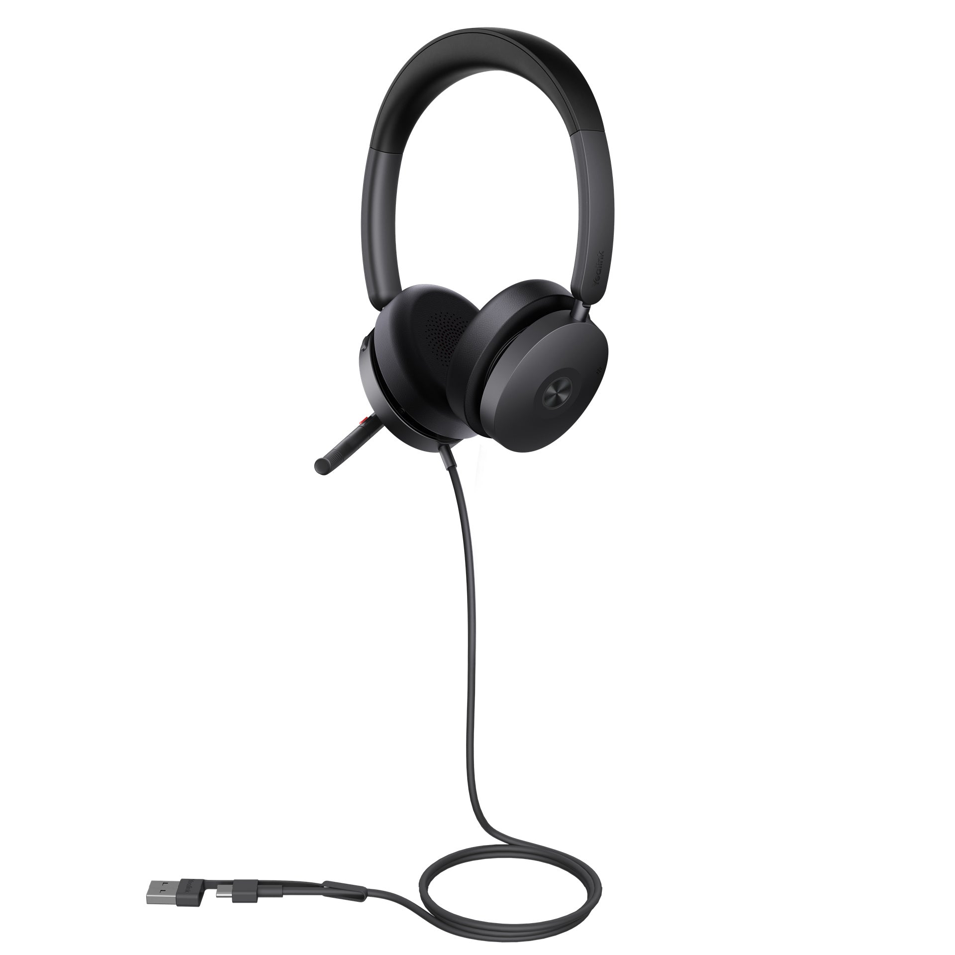 Yealink UH48 UC USB Wired Headset Hybrid Active Noise Cancellation, Four-Microphone Noise-canceli... - Image 4