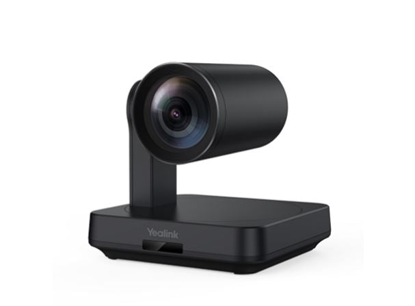 Yealink Black UVC84 4K, 12x optical USB PTZ camera, includes VCR20 Remote Control, 7m USB Cable,...