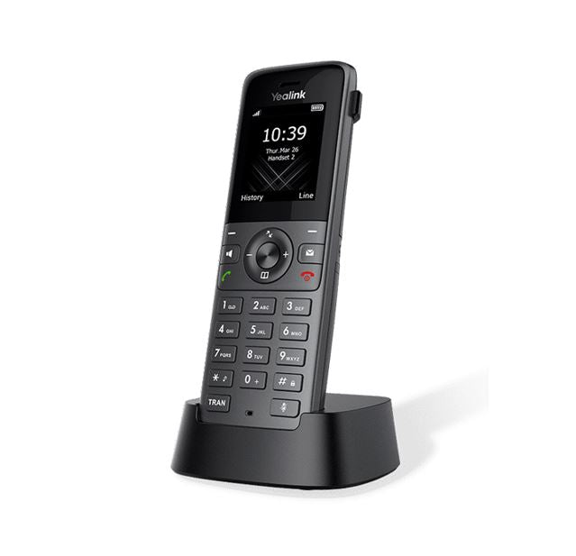 Yealink W73H High-Performance IP DECT Handset, HD Audio, Long Standby Time of 400 hours,Up to 35h...