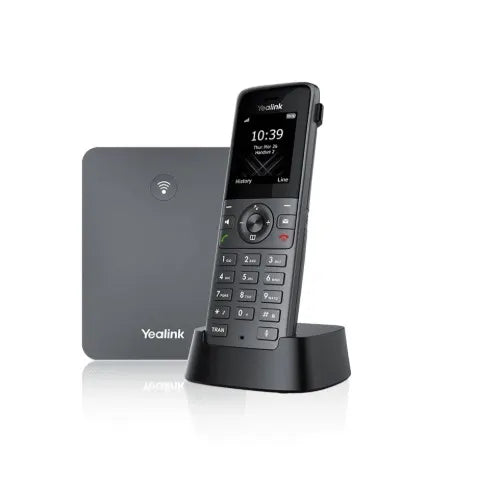 Yealink W73P High-Performance IP DECT Solution including W73H Handset and W70B Base Station, Up t...