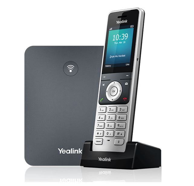 Yealink W76P High-Performance IP DECT Solution including W56H Handset and W70B Base Station, Up t...