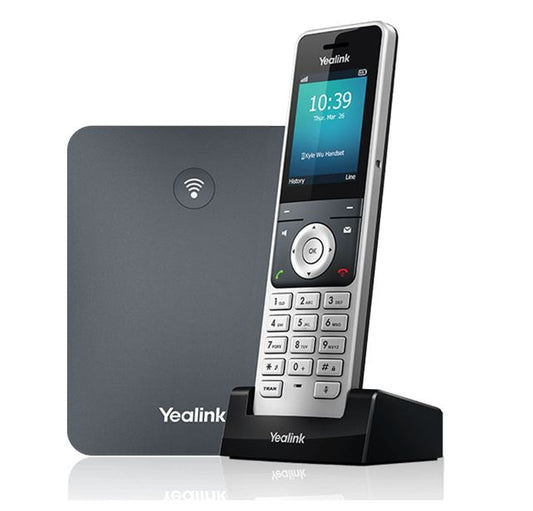 Yealink W76P High-Performance IP DECT Solution including W56H Handset and W70B Base Station, Up t...