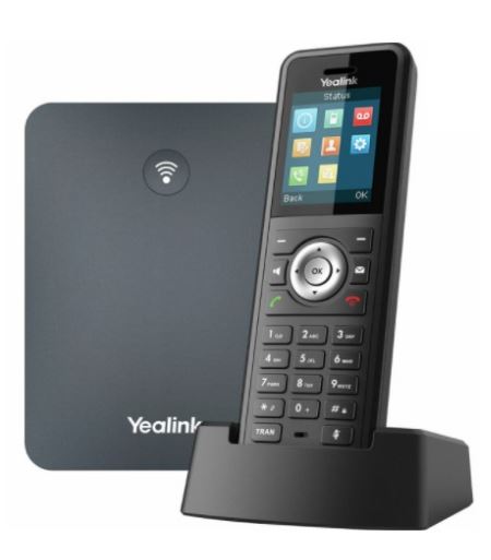 Yealink W79P DECT Solution including W70B Base Station and 1x W59R Handset, IP67 professional rug...
