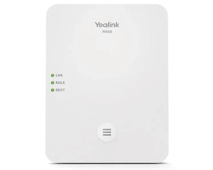 Yealink W80B Wireless DECT IP Multi-Cell System Solution, Up to 100 parallel calls, Up to 100 han...
