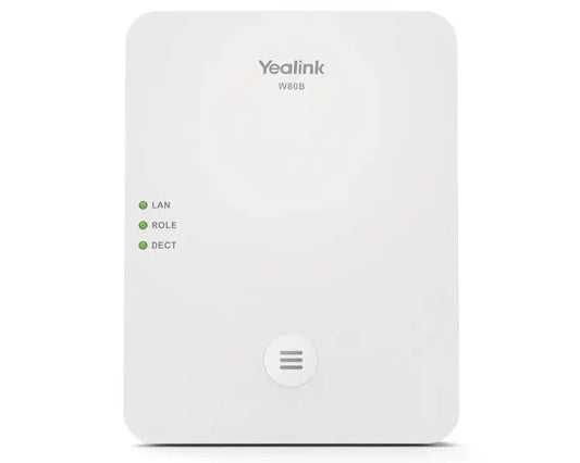 Yealink W80B Wireless DECT IP Multi-Cell System Solution, Up to 100 parallel calls, Up to 100 han...