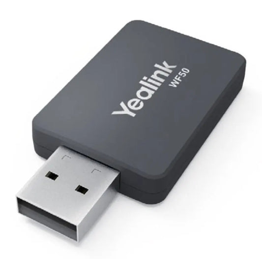 Yealink WF50 V1 Dual Band WiFi USB Dongle - SIP-T42U/T43U/T46U/T48U/T53 IP Phone, High Transmissi...