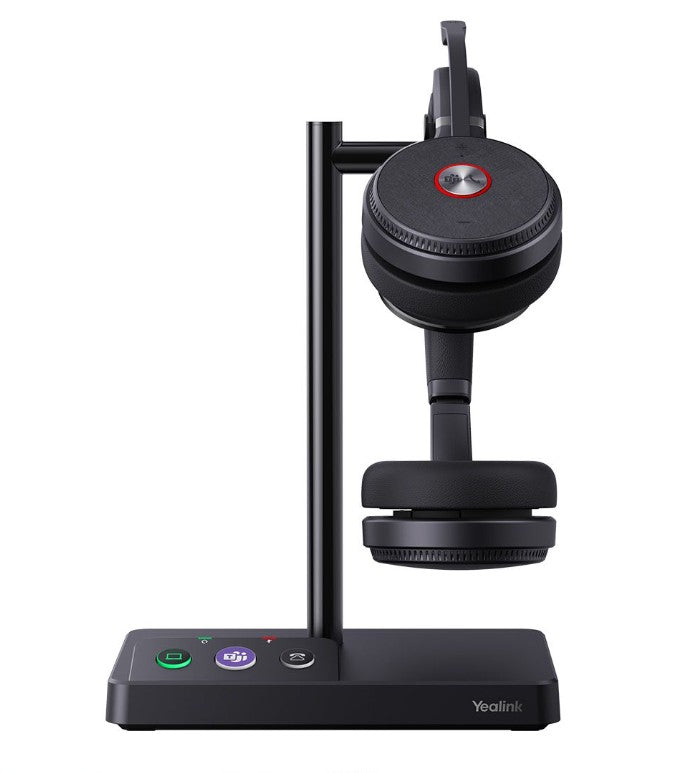 LAST STOCK Yealink WH62 Dual Teams DECT Wireless Headset Headset, Busylight On Headset, Leather E... - Image 2