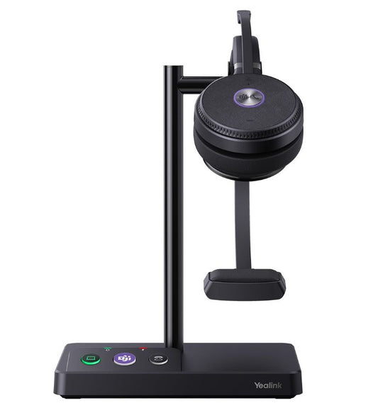 LAST STOCK Yealink WH62 Mono Teams DECT Wireless Headset, Busylight On Headset, Leather Ear Cushi...