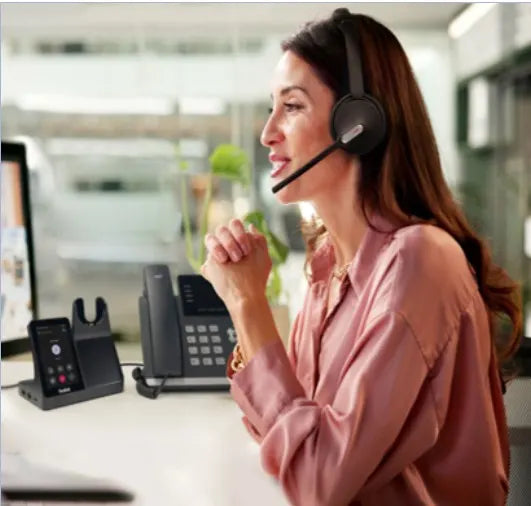 Yealink WH64 Dual Workstation, Yealink WH64 Workstation is an industry-leading DECT wireless head... - Image 2