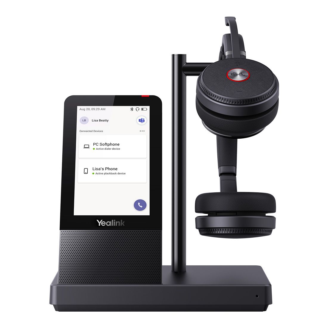 Yealink WH66 Dual Teams DECT Wireless Headset, UC Workstation, HD Voice, 2-Mic Noise Cancellation... - Image 2