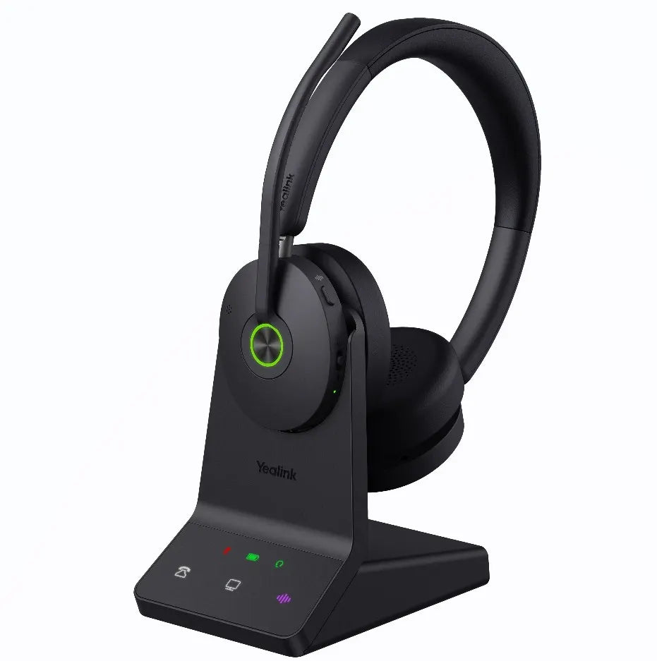 Yealink WH68 Dual UC DECT  Bluetooth Wireless Technology, 4-Mic Hybrid ANC, 4-Mic Noise Cancellat...