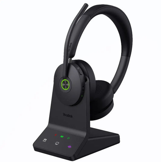 Yealink WH68 Dual UC DECT  Bluetooth Wireless Technology, 4-Mic Hybrid ANC, 4-Mic Noise Cancellat...