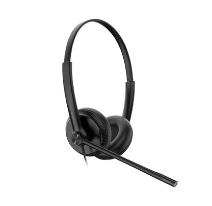 Yealink YHS34 Dual Wired Headset with QD to RJ Port, Noise-Canceling Headset, Binaural Ear, RJ9,...