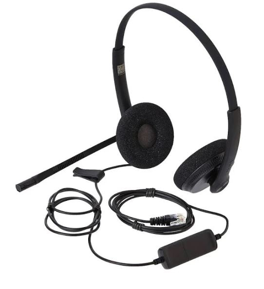 Yealink YHS34 Dual Wired Headset with QD to RJ Port, Noise-Canceling Headset, Binaural Ear, RJ9,... - Image 3