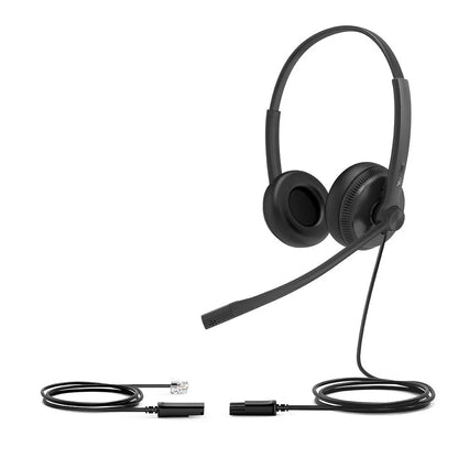 Yealink YHS34 Dual Wired Headset with QD to RJ Port, Noise-Canceling Headset, Binaural Ear, RJ9,... - Image 3
