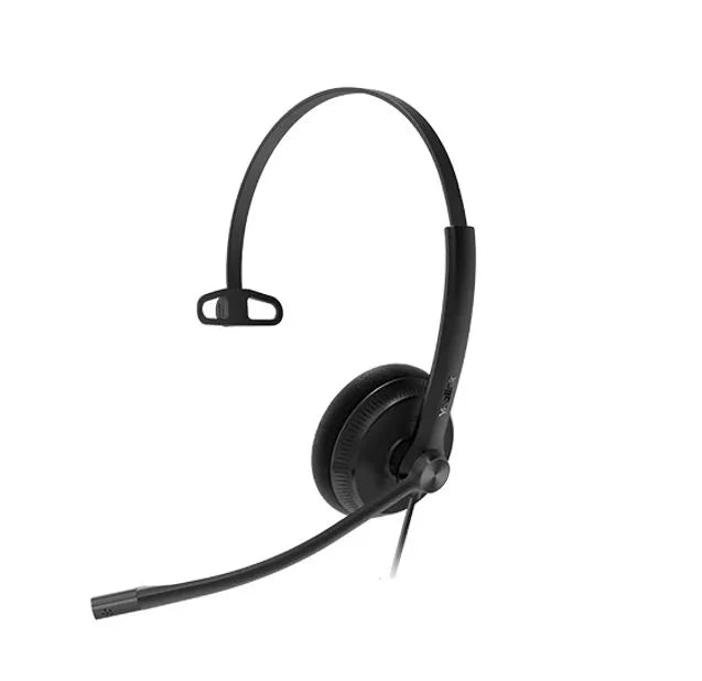 Yealink YHS34 Mono Wired Headset with QD to RJ Port, Wideband Noise-Canceling Headset, Monaural E...