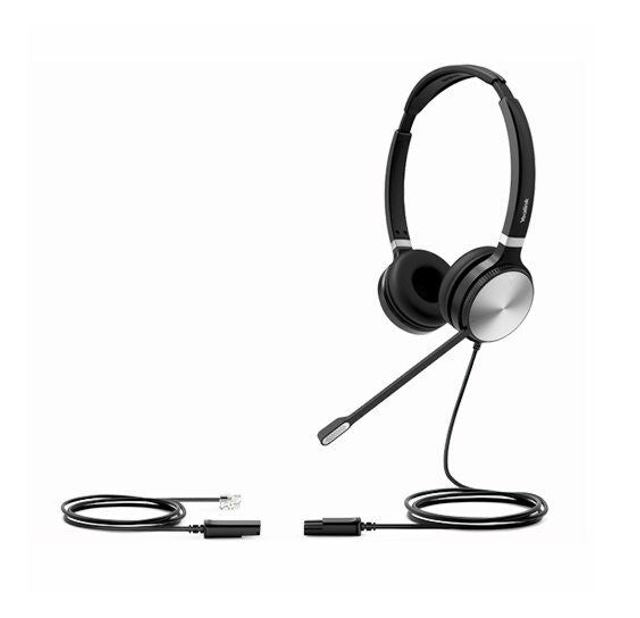 Yealink YHS36 Dual Wideband Headset for IP phone, Binaural Ear, RJ9 Headset Jack, Noise-canceling...