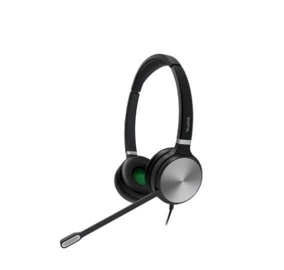 Yealink YHS36 E2 Dual, wired binaural, plug-and-play RJ9 connectivity, wideband HD audio, noise-c...